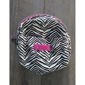 RARE PINK by Victoria's Secret Zebra Print Makeup Bag Limited Edition Y2K